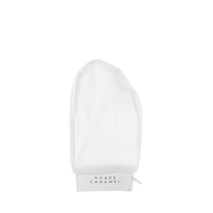 Black Exfoliating Body Mitt, Hammam Mitt, Scrub Body Exfoliating Mitt, bath by RoseCaramel