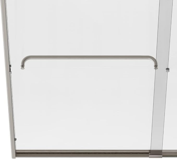 SUNNY SHOWER 60 in W x 72 in. H Semi-Frameless Shower Door 2 Sliding Door - Image 3