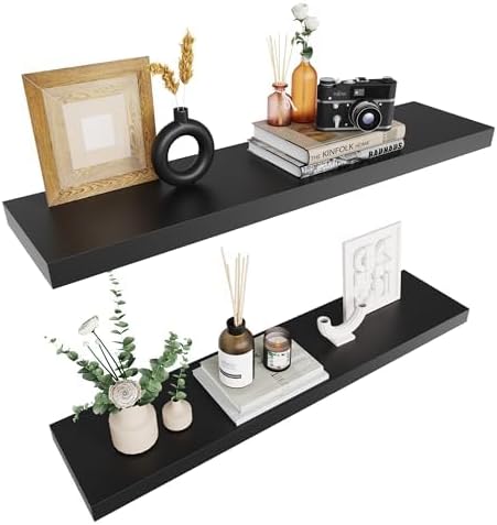 Colima Bathroom Floating Shelves by Colima