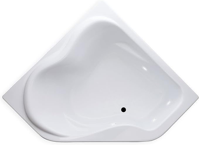 Carver Tubs - CK5959 - Modern Acrylic Fiberglass Soaking Corner Bathtub - Image 4