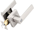 Probrico Interior Brushed Nickel Door Handle, Heavy Duty, Flat Square Privacy by Probrico