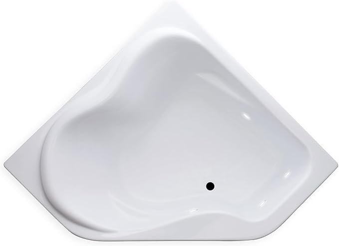 Carver Tubs - CK5959 - Modern Acrylic Fiberglass Soaking Corner Bathtub - Image 3