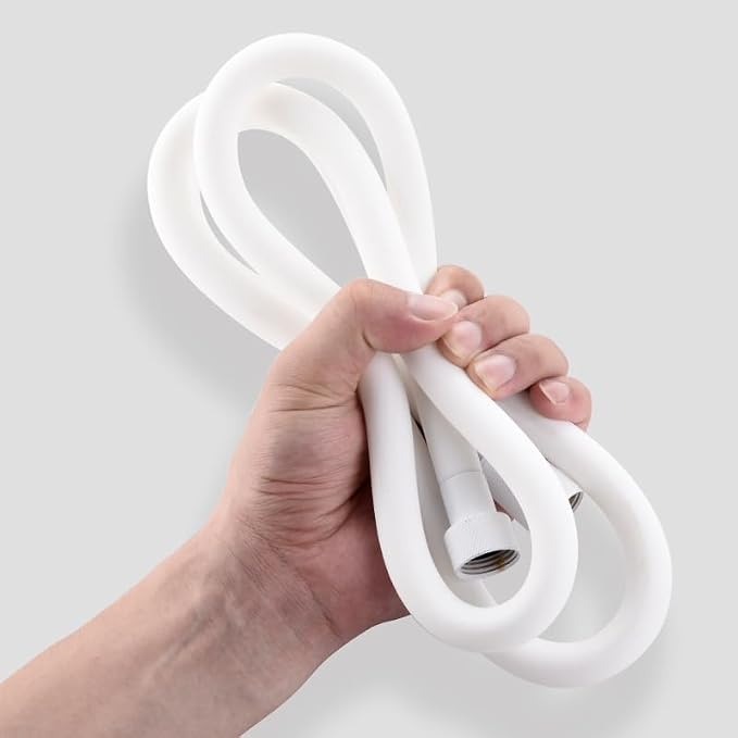 Silicone Shower Hose Extra Long, Explosion Proof Anti Winding Showerhead Hose by JASYA