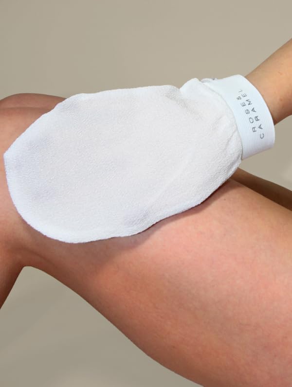 Black Exfoliating Body Mitt, Hammam Mitt, Scrub Body Exfoliating Mitt, bath - Image 3