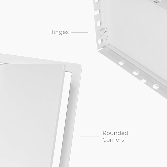 8x0 Inch White Access Panel – ABS Plastic Rectangular Wall & Ceiling Access Door - Image 7