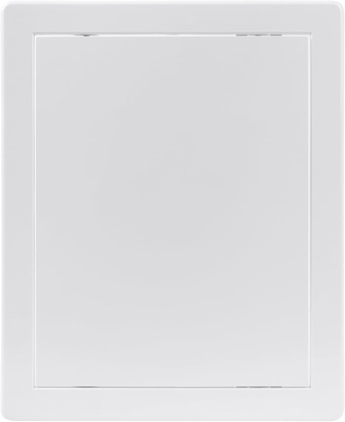 8x0 Inch White Access Panel – ABS Plastic Rectangular Wall & Ceiling Access Door by Unknown