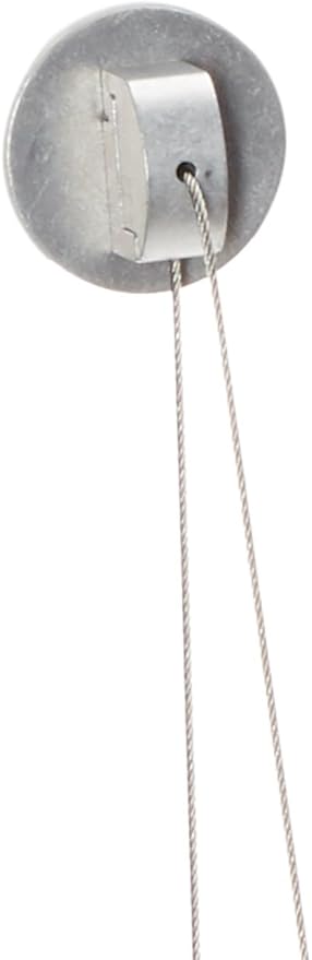 Spancraft Glass CR-10x18-Brushed Steel Crane Glass Shelf, Brushed Steel - Image 2