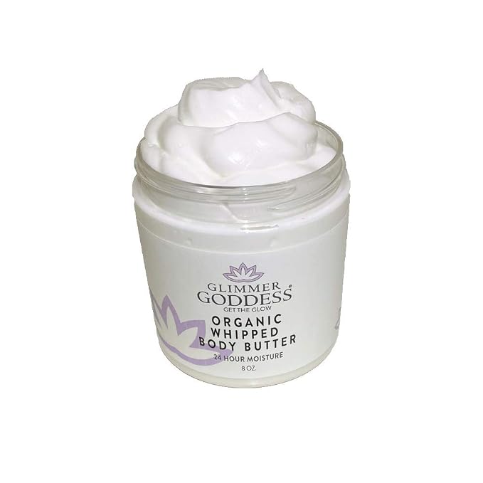 GLIMMER GODDESS Organic Whipped Body Butter 8 oz - Image 4
