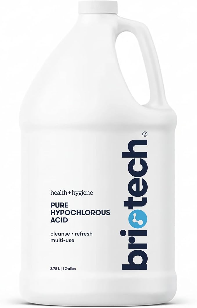 BRIOTECH Pure Hypochlorous Acid Cleanser, Original Premium HOCl Topical Solution by BRIOTECHUSA
