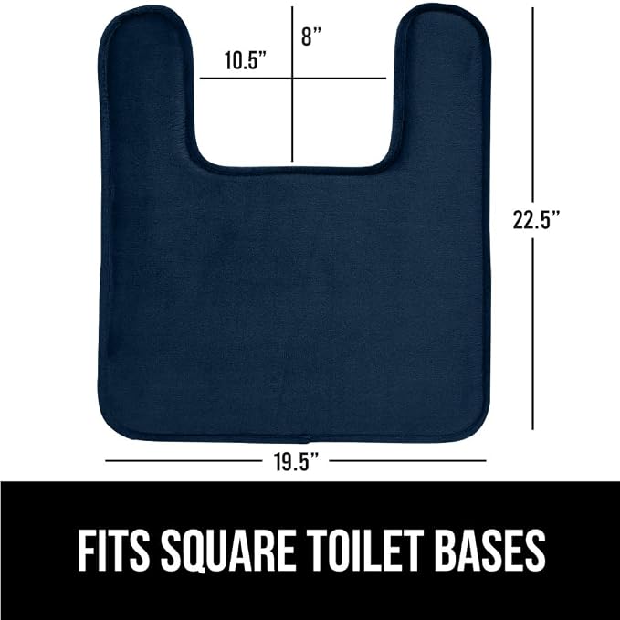 GORILLA GRIP Thick Memory Foam Toilet Rug - Image 2