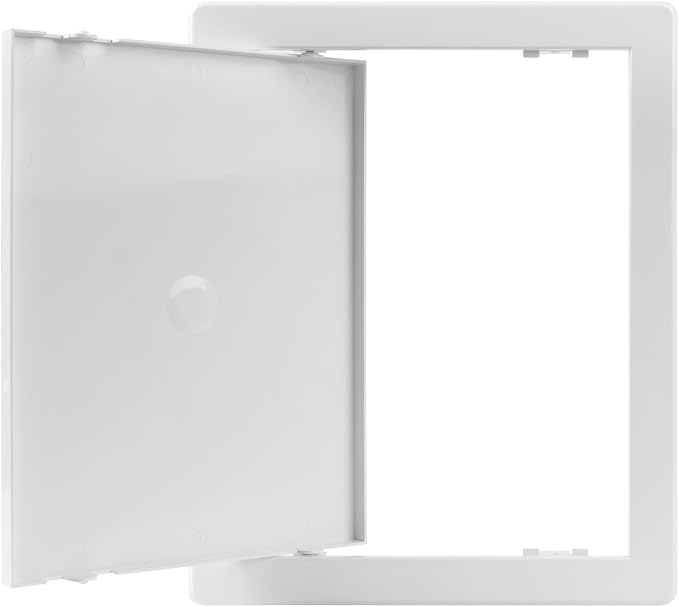 8x0 Inch White Access Panel – ABS Plastic Rectangular Wall & Ceiling Access Door - Image 9