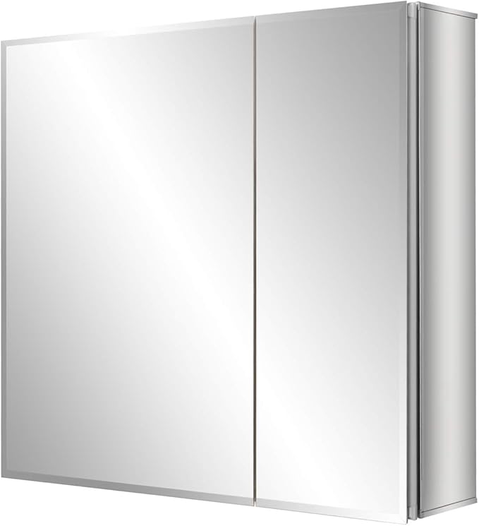 Fundin Bathroom Mirror Medicine Cabinet Aluminum Storage Cabinet 30 x 26 inch - Image 6