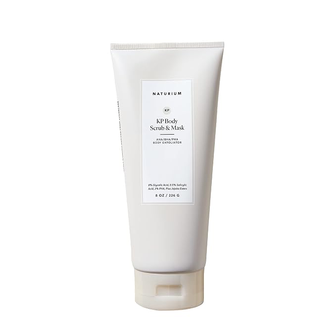 Naturium KP Body Scrub & Mask for Keratosis Pilaris, Bump Eraser Shower Scrub & by Naturium