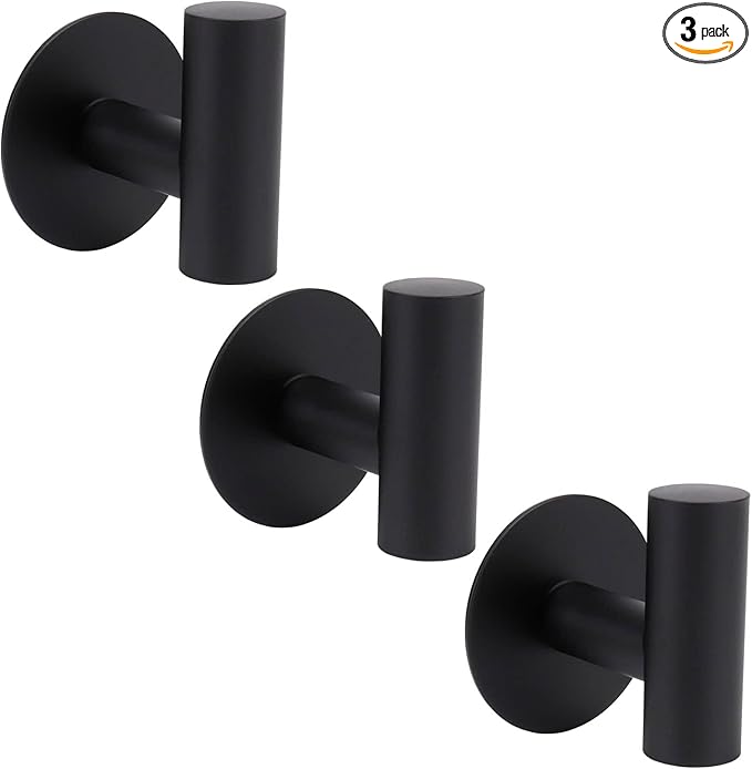 TocTen Bath Towel Hook, Strong Self Adhesive Robe Hook, SUS 304 Stainless Steel by TocTen