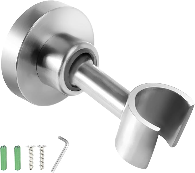 Shower Head Holder All Metal Handheld Shower Wand Bracket Adjustable Handheld by Lokyanwin