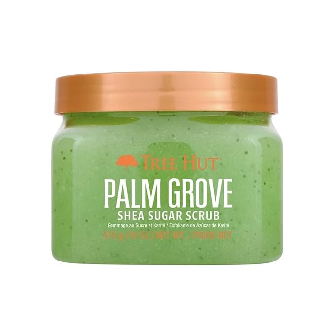 Tree Hut Palm Grove Shea Sugar Scrub, Exfoliating, Hydrating & Moisturizing by TreeHut