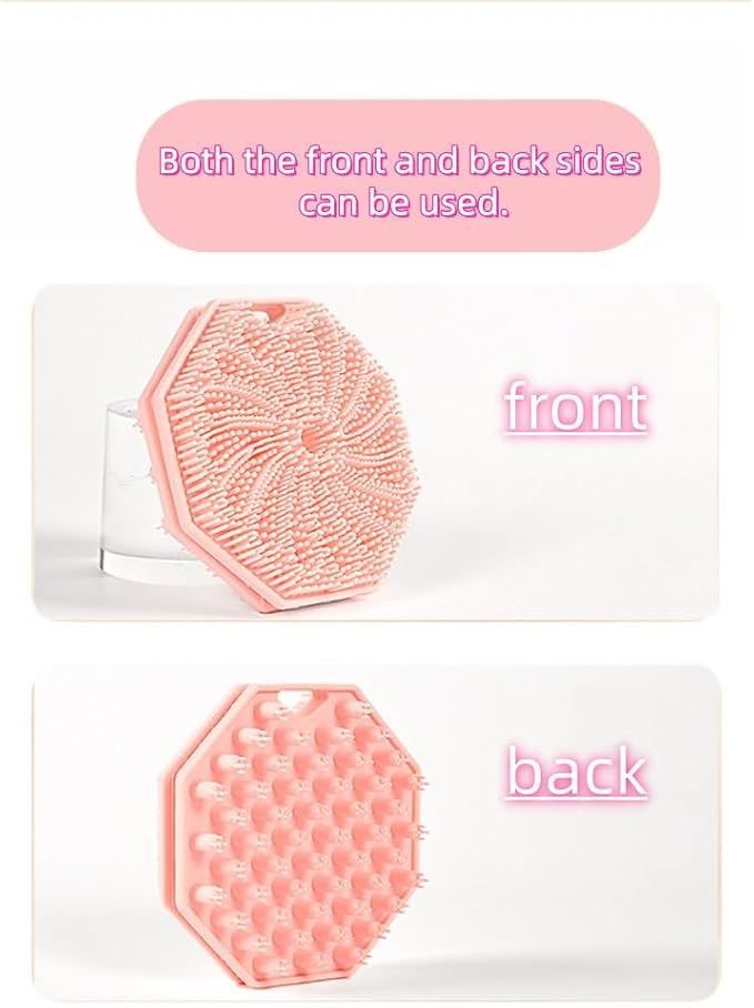 Silicone Body Scrubber Double-Sided Design，Silicone Loofah Double-Sided Body - Image 5