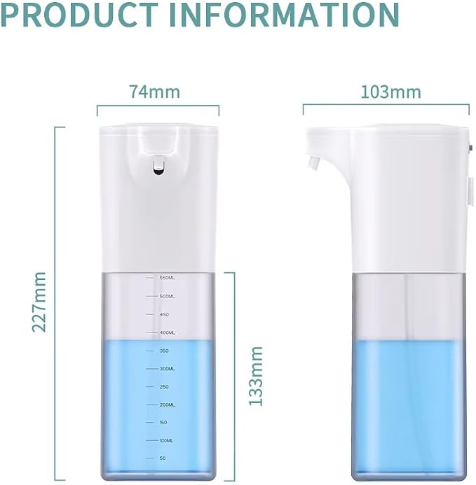 Automatic Liquid Soap Dispenser, Touchless Soap Dispenser 4-Level Adjustable - Image 6