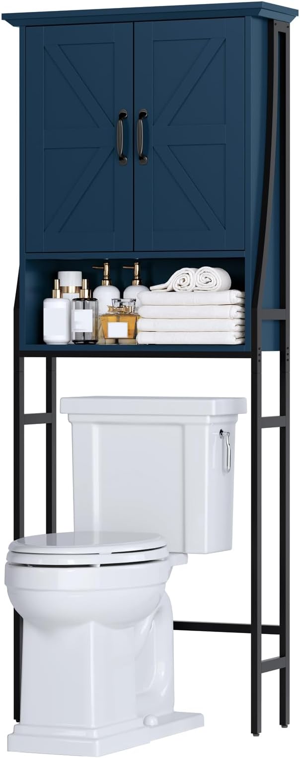 Over The Toilet Storage Cabinet, Over Toilet Bathroom Organizer - Image 7