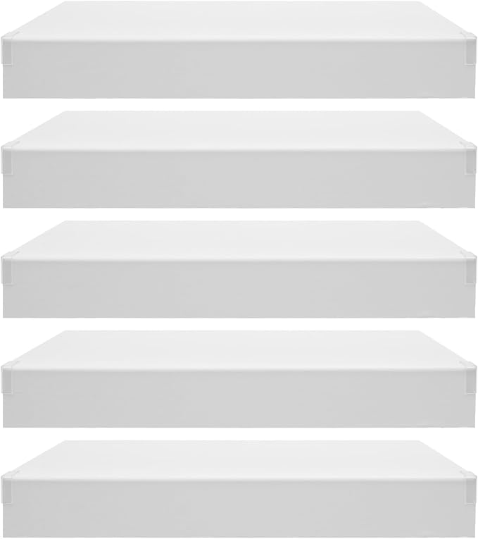 33 Inch Floating Shelves for Wall, 16 Inch Deep Hanging Shelf, Large Display & by LUOSHALIYA