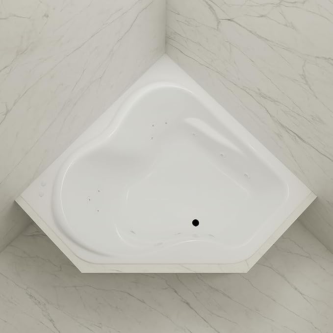 Carver Tubs - CK5959 - Modern Acrylic Whirlpool Tub Water Massage Two Person by CarverTubs