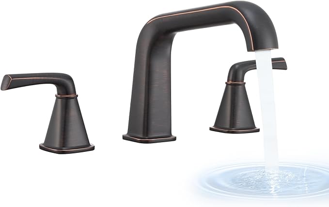 Roman Bathtub Faucet, High Flow Oil Rubbed Bronze Bath Tub Faucet 3 Hole by LexdaleSanitaryWare