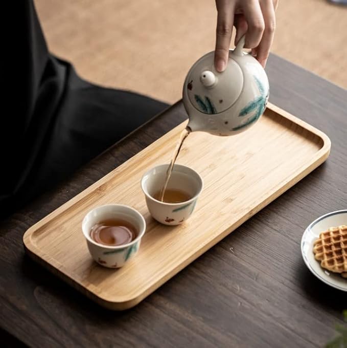 Bamboo Vanity Tray, Bathroom Counter Tray, Toilet Tank Tray, Bathroom Tray - Image 7