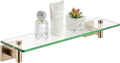 KOKOSIRI Wall Shelves Bathroom Hardware Glass Floating Shelf 20-Inch by KOKOSIRI