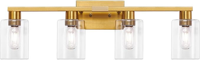Brushed Gold Bathroom Light fixtures, Living Room Bedroom Hallway, Bathroom - Image 9