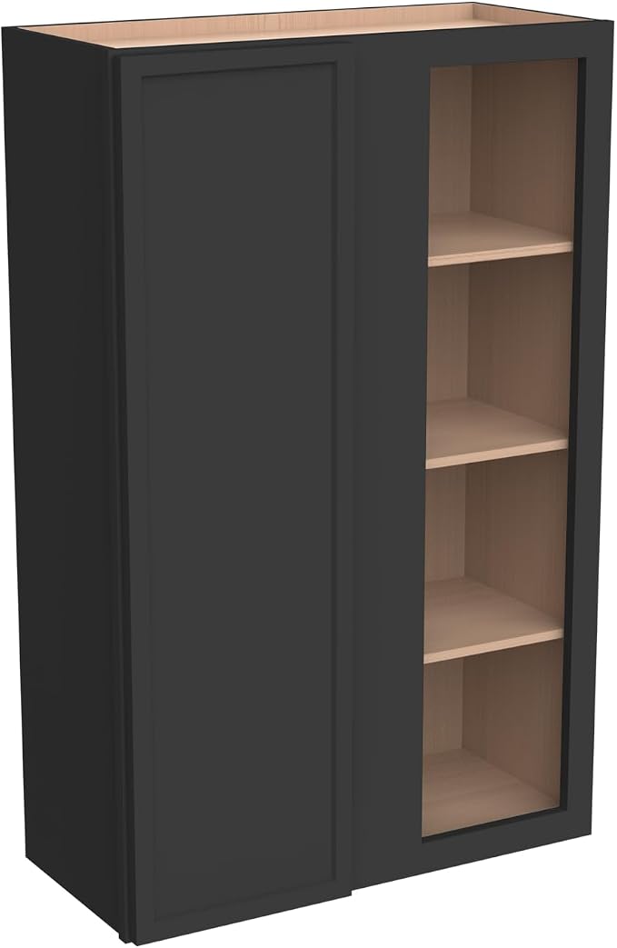 Solid Hardwood Wall Blind Corner Cabinets, Adjustable Shelves, Soft-Close Doors - Image 7