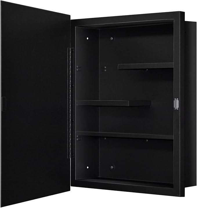 Fundin Black Medicine Cabinet - Image 4