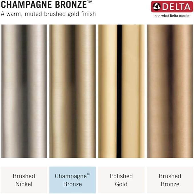 Delta Arvo Centerset Bathroom Faucet, Champagne Bronze 2-Handle Bathroom Faucet - Image 6