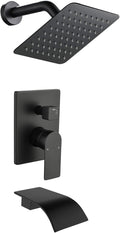 Tub Shower Faucet Combo Set Matte Black Shower Faucet Set by DIFEINISANITARYWARE---showerfaucet---