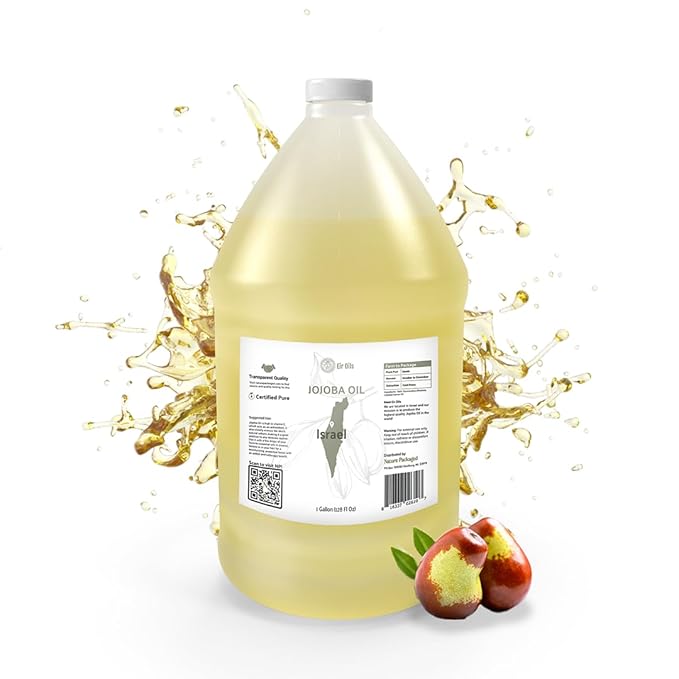 Jojoba Oil - Direct from EIR Oils' Farm in Israel - 100% Pure Carrier Oil by NaturePackaged
