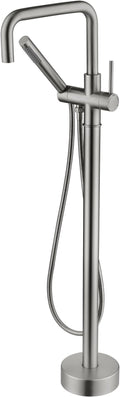 sumerain Modern Floor Mount Bathtub Faucet by SUMERAINFAUCETS