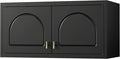 Wall Upper Storage Cabinet, Metal Bathroom Wall Mounted Cabinet, 15 Inch by Steeloong