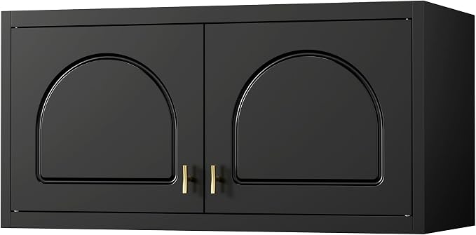 Wall Upper Storage Cabinet, Metal Bathroom Wall Mounted Cabinet, 15 Inch by Steeloong
