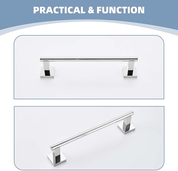 Hand Towel Bar 14", Suyar SUS304 Stainless Steel Shower Towel Holder, Bathroom - Image 8