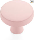Ravinte 10 Pack Drawer Pulls 1-1/4 Inch Pink Kitchen Cabinet Knobs Solid Round by Ravinte