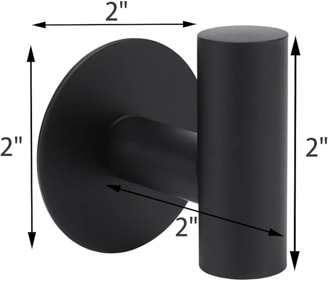 TocTen Bath Towel Hook, Strong Self Adhesive Robe Hook, SUS 304 Stainless Steel - Image 3