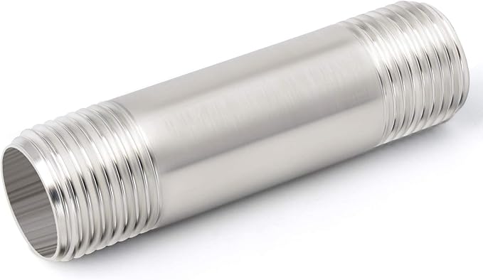 TAISHER 2Pcs Stainless Steel Pipe Fittings, 3/8" NPT x 3/8" NPT Male Threaded - Image 7