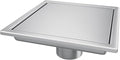Square Shower Drain, Shower Drain 6 inch by Elefloom