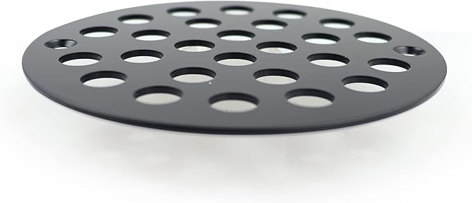 4 Inch Screw-in Round Shower Drain Cover Replacement Floor Drainer - Image 3