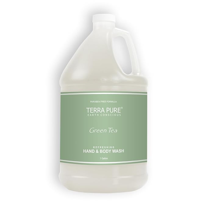 Terra Pure Hotel Hand & Body Wash Soap | Four Gallons | Designed to Refill Soap by 1-Shoppe