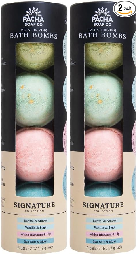 PACHA SOAP Co. Froth Bath Bomb, Pacha Peaces, and Patchouli, & Lemongrass by PachaSoapCo