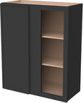 Solid Hardwood Wall Blind Corner Cabinets, Adjustable Shelves, Soft-Close Doors by HCIOANHomecabinetseries