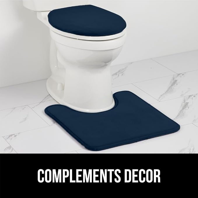 GORILLA GRIP Thick Memory Foam Toilet Rug - Image 8