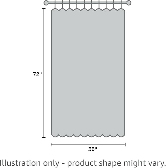 UFRIDAY Clear Shower Stall Curtain Liner 36 x 72 inches, 3D Water Cube Small - Image 8