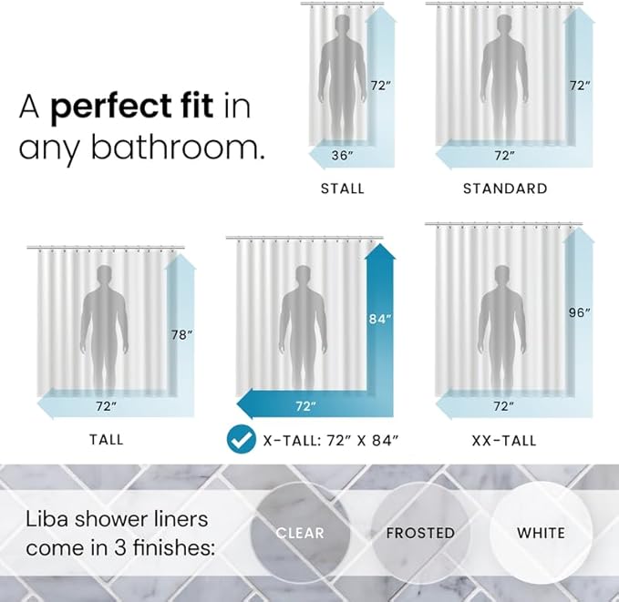 LiBa Bathroom Shower Curtain - Image 2