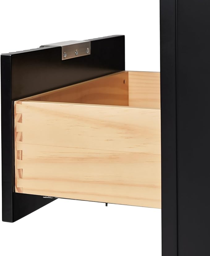 ARIEL Milan Bathroom Storage Cabinet 65”H x 20”W x 16”D Black - Image 6